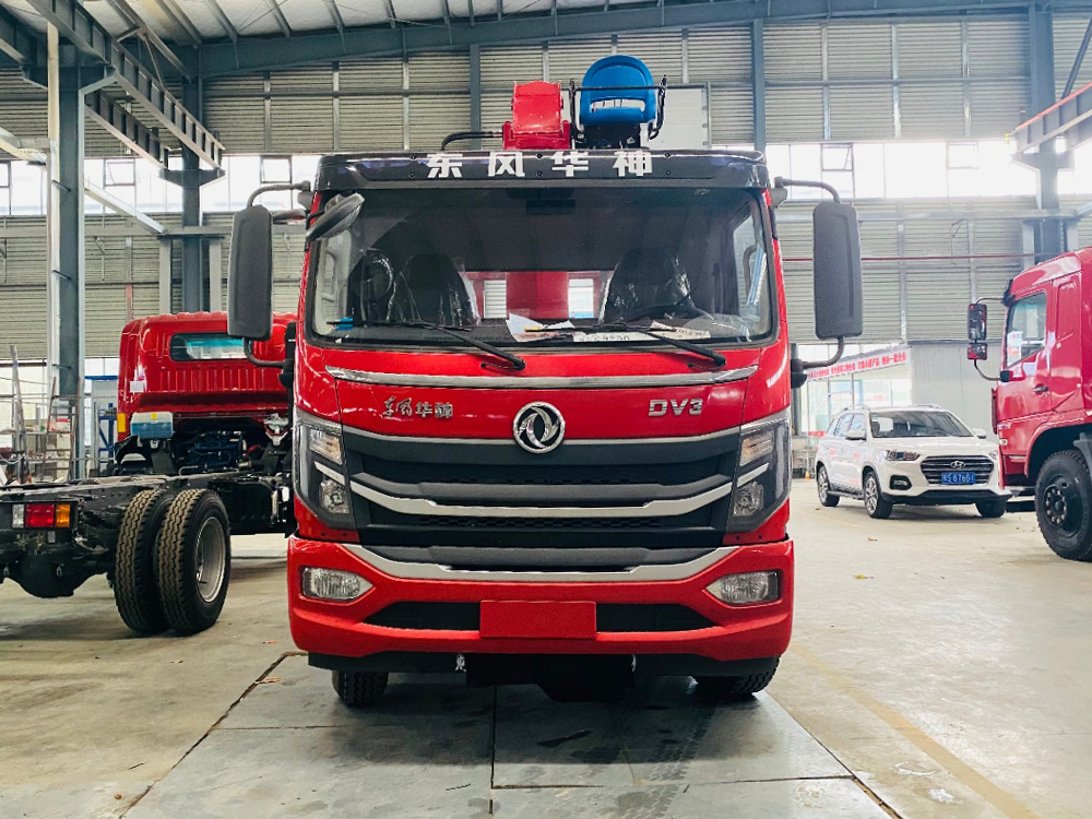 國六東風(fēng)DV3新飛工8噸四節(jié)直臂吊機隨車吊
