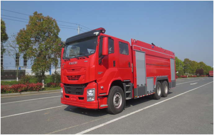 國(guó)六  16噸后雙橋泡沫消防車